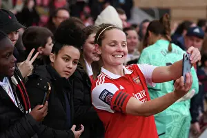 Tottenham Hotspur Women V Arsenal Women 2022-23 Prints: Arsenal Women Celebrate FA WSL Title: Kim Little Amidst Jubilant Fans