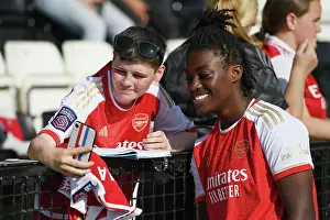 Arsenal Women Celebrate FA WSL Title with Michelle Agyemang and Ecstatic Fans