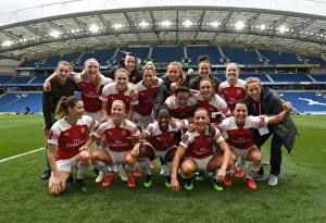 Arsenal Women Celebrate FA WSL Title Victory