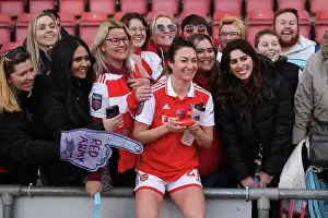 Arsenal Women Celebrate FA WSL Victory: Jodie Taylor Leads the Charge with Ecstatic Fans