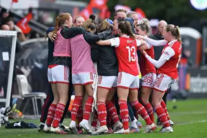 Arsenal Women V Manchester City Women 2022-23 Prints: Arsenal Women Celebrate Katie McCabe's Goal Against Manchester City in FA Women's Super League