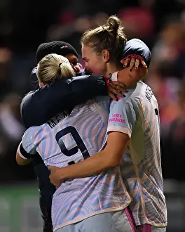 Bristol City Women V Arsenal Women 2023-24 Prints: Arsenal Women Celebrate Victory Over Bristol City in Barclays Super League