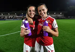 Arsenal Women Celebrate Victory Over Fiorentina in UEFA Champions League