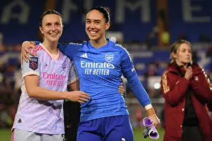 Arsenal Women Celebrate Victory Over Liverpool in Super League Clash