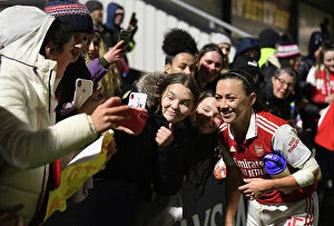 Images Dated 14th March 2023: Arsenal Women Celebrate Victory Over Reading in FA Women's Super League