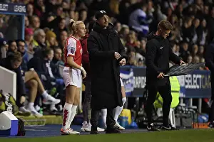 Arsenal Women: Coach Jonas Eidevall Comforts Substituted Player Leah Williamson