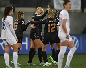 FC Zurich Frauen V Arsenal Women 2022-23 Prints: Arsenal Women Crush FC Zürich with Six Unanswered Goals in UEFA Women's Champions League