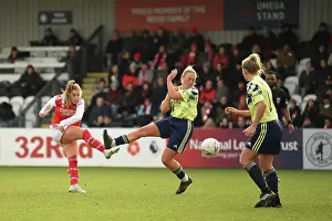 Arsenal Women V Leeds United Women - FA Cup 2023 Prints: Arsenal Women Crush Leeds: Ninth Goal by Victoria Pelova in FA Cup Fourth Round