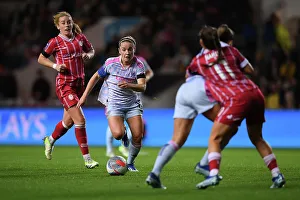 Bristol City Women V Arsenal Women 2023-24 Prints: Arsenal Women Dominate: Kim Little in Action vs