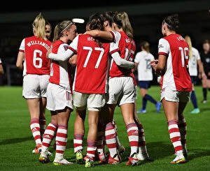 Images Dated 29th September 2021: Arsenal Women Dominate Tottenham Hotspur 4-0 in FA Cup Quarterfinals