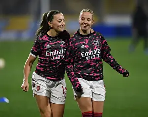 Hoffenhiem V Arsenal Women 2021-22 Prints: Arsenal Women Face Off Against 1899 Hoffenheim in UEFA Champions League Clash