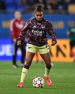 Barcelona V Arsenal Women 2021-22 Prints: Arsenal Women Face Off Against Barcelona in UEFA Champions League Clash