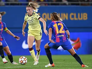 Barcelona V Arsenal Women 2021-22 Prints: Arsenal Women Face Off Against Barcelona in UEFA Champions League Clash