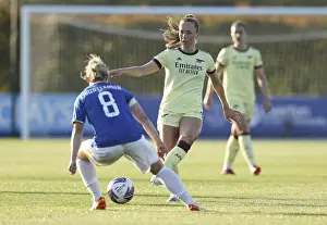 Everton Women V Arsenal Women 2021-22 Prints: Arsenal Women Face Off Against Everton Women in FA WSL Showdown