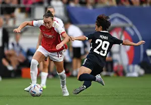 Linkoping FC V Arsenal Women 2023-24 Prints: Arsenal Women Face Off Against Linkopings FC in UEFA Champions League Clash