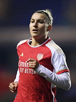 Reading Women v Arsenal Women - Conti Cup 2023-24 Collection: Arsenal Women Face Off Against Reading in FA WSL Cup Clash