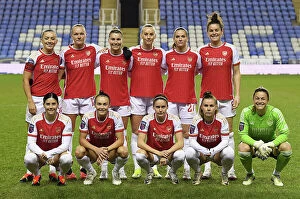 Images Dated 24th January 2024: Arsenal Women Face Reading in FA WSL Cup Clash: Pre-Match Line-Up