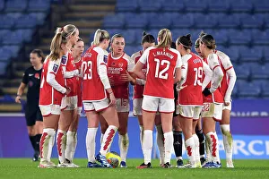 Arsenal Women Face Setback: Katie McCabe Reacts After Conceding Second Goal vs Leicester City (Barclays Women's Super League 2023-24)