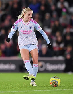 Images Dated 24th November 2023: Arsenal Women Face Southampton Women in FA Continental Tyres League Cup Showdown