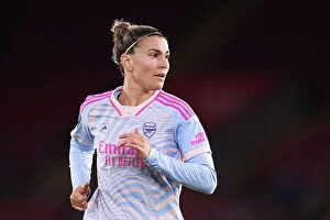 Images Dated 24th November 2023: Arsenal Women Face Southampton Women in FA WSL Cup Clash at St. Mary's Stadium