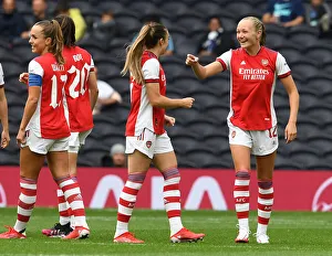 Tottenham Hotspur Women V Arsenal Women - MIND Series 2021-22 Prints: Arsenal Women Face Tottenham Hotspur Women in MIND Series Clash