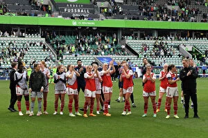 Images Dated 23rd April 2023: Arsenal Women Face VfL Wolfsburg in UEFA Champions League Semi-Final First Leg