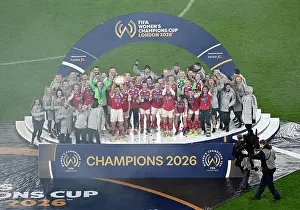 Arsenal Women V SC Corinthians - Champions Cup 2026 Prints: Arsenal Women FC v SC Corinthians - FIFA Women's Champions Cup 2026 Final Arsenal Women FC v SC Corinthians - FIFA