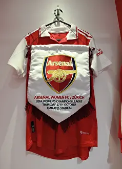 Arsenal Women V FC Zurich Frauen 2022-23 Prints: Arsenal Women Take on FC Zurich in UEFA Champions League at Emirates Stadium