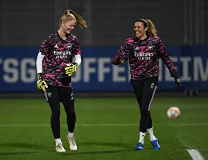 Hoffenhiem V Arsenal Women 2021-22 Prints: Arsenal Women Take on Hoffenheim in UEFA Champions League Showdown