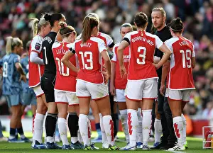 Arsenal V Aston Villa 2023-24 Prints: Arsenal Women: Jonas Eidevall Guides Team at Emirates Stadium against Aston Villa (2023-24)