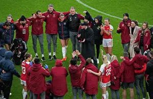 Arsenal Women V Chelsea Women 2023-24 Prints: Arsenal Women: Jonas Eidevall's Post-Match Team Talk (December 2023) - Arsenal FC vs Chelsea FC