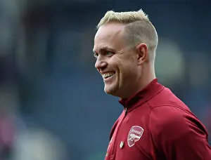 Linkoping FC V Arsenal Women 2023-24 Prints: Arsenal Women Kick Off UEFA Champions League Campaign: Jonas Eidevall Leads the Way in Sweden