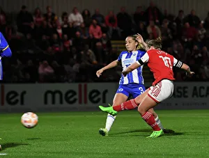 Arsenal Women V Brighton And Hove Albion Women 2022-23 Prints: Arsenal Women Take the Lead