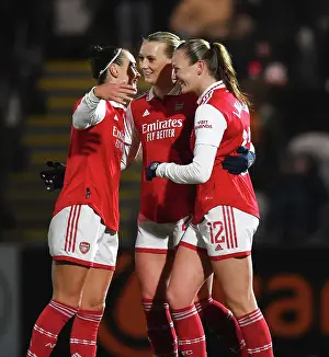 Arsenal Women V Liverpool Women 2022-23 Prints: Arsenal Women Take the Lead: Stina Blackstenius Scores First Goal Against Liverpool in FA Women's Super League