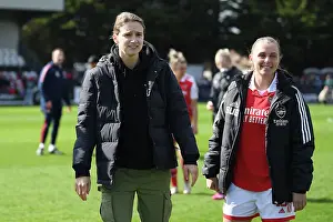 Arsenal Women V Manchester City Women 2022-23 Prints: Arsenal Women: Miedema and Maritz Unite in Emotional Moment After FA WSL Clash