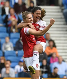 Arsenal Women: Miedema and van de Donk's Unstoppable Partnership - A Goal Celebration