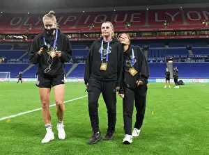 Olympic Lyonnais V Arsenal Women 2022-23 Prints: Arsenal Women Take on Olympique Lyonnais in UEFA Champions League Clash