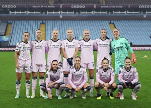 Aston Villa Women v Arsenal Women 2022-23 Collection: Arsenal Women Prepare for Aston Villa Clash in Barclays Super League