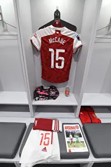 Arsenal Women V Aston Villa Women 2020-21 Prints: Arsenal Women Prepare for Aston Villa Match in Empty Meadow Park (2020-21)