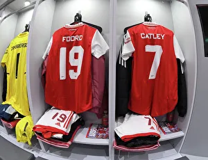 Arsenal Women V Aston Villa Women - Conti Cup 2023 Prints: Arsenal Women Prepare for Conti Cup Match against Aston Villa