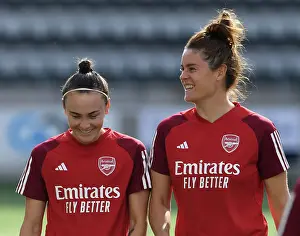 Arsenal Women V Paris FC 2023-24 Prints: Arsenal Women Prepare for Paris FC Showdown in UEFA Champions League