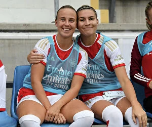 Images Dated 6th September 2023: Arsenal Women Prepare for UEFA Champions League Battle Against Linkoping FC in Sweden