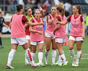 Linkoping FC v Arsenal Women 2023-24 Collection: Arsenal Women Prepare for UEFA Champions League Clash against Linkopings FC in Sweden