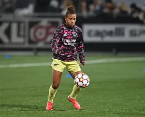 HB Koge V Arsenal Women 2021-22 Prints: Arsenal Women Prepare for UEFA Champions League Clash against HB Koge