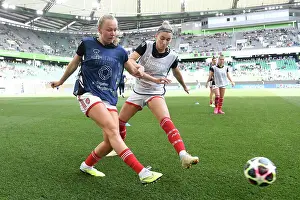 Vfl Wolfsburg V Arsenal Women 2022-23 Prints: Arsenal Women Prepare for UEFA Champions League Semi-Final Showdown against VfL Wolfsburg
