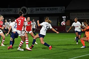 Arsenal Women V Tottenham Hotspur Women - FA Cup 2021-22 Prints: Arsenal Women Reach FA Cup Semifinals: Lotte Wubben-Moy's Brace Secures Victory Over Tottenham Hotspur Women