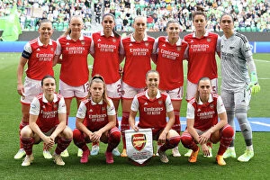 Images Dated 23rd April 2023: Arsenal Women in Semi-Final Action against VfL Wolfsburg in UEFA Champions League