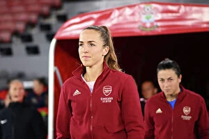 Images Dated 24th November 2023: Arsenal Women Take on Southampton Women in FA Continental Tyres League Cup Match