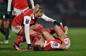 Arsenal Women V Liverpool Women 2022-23 Prints: Arsenal Women: Stina Blackstenius Heartfelt Support for Gio Queiroz