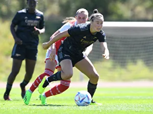 Arsenal Women V Arsenal Women - Training Match 2022 Prints: Arsenal Women Train at Adidas Facility in Germany: A Behind-the-Scenes Look